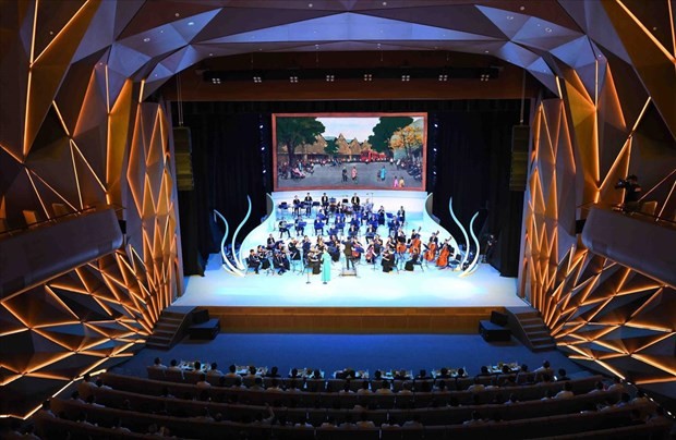 Inaugurado en julio de 2023, el Teatro de Ho Guom es uno de los más modernos del país. (Fotografía: VNA)