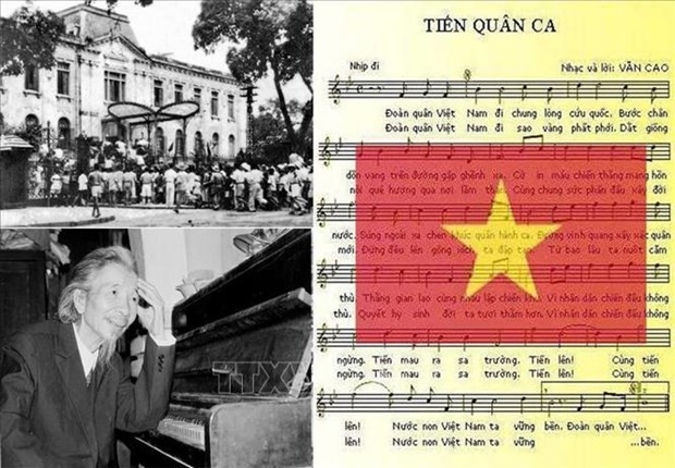 El famoso compositor, poeta y pintor vietnamita Van Cao, autor del himno nacional de Vietnam. (Fotografía: VNA)