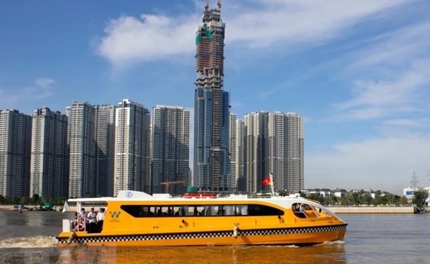 Turismo fluvial en Ciudad Ho Chi Minh. (Fotografía: VNA)