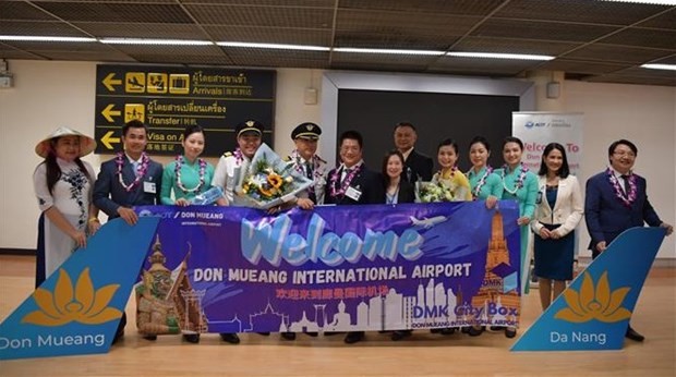 Vietnam Airlines lanza la ruta Bangkok-Da Nang. (Fotografía: VNA)
