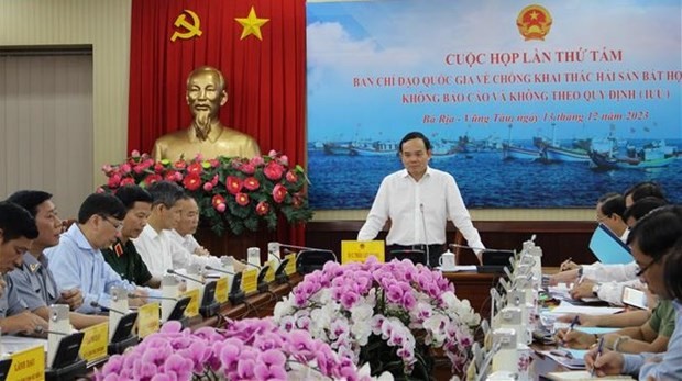 El vice primer ministro vietnamita Tran Luu Quang en el evento. (Fotografía: VNA)