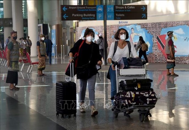 En el aeropuerto internacional de Ngurah Rai, Indonesia. (Fotografía: AFP)