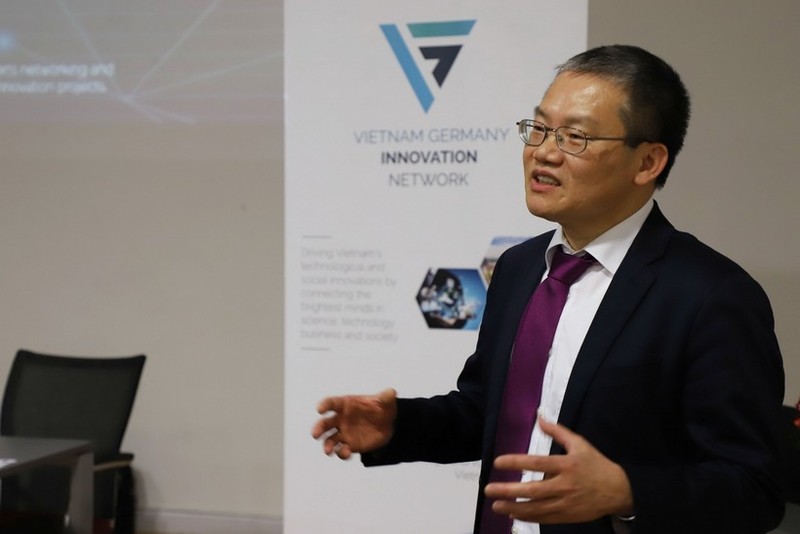 El profesor Nguyen Xuan Thinh, vicepresidente de la Federación de Asociaciones Vietnamitas en Alemania. (Fotografía: VNA)