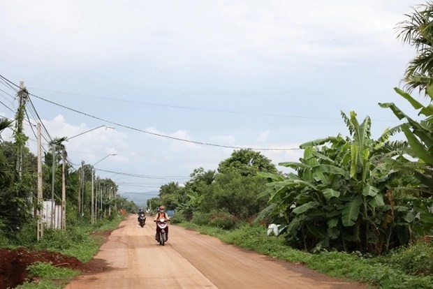 En la comuna de Ea Ninh, distrito de Cu Kuin, provincia de Dak Lak. (Fotografía: VNA)