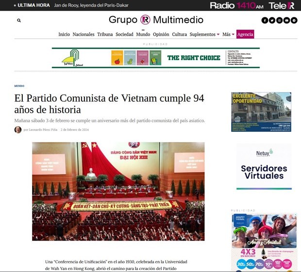 Captura de pantalla del artículo del periodista Leonardo Pérez Piña. (Fuente: Grupo Multimedio)