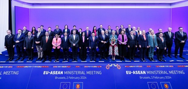 La 24 Reunión de Ministros de Asuntos Exteriores Asean-Unión Europea. (Fotografía: VNA)