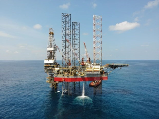 PetroVietnam produjo 865 mil toneladas de petróleo crudo y 552 millones de metros cúbicos de gas en enero. (Fotografía: VNA)
