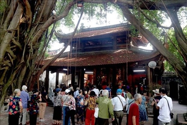 El Templo Mau es uno de los vestigios ubicados en el área de reliquia nacional especial de Pho Hien. (Fotografía: VNA)