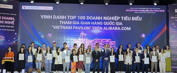 Anuncian 100 empresas en Pabellón Nacional de Vietnam en Alibaba.com.(Fotografía: VNA)