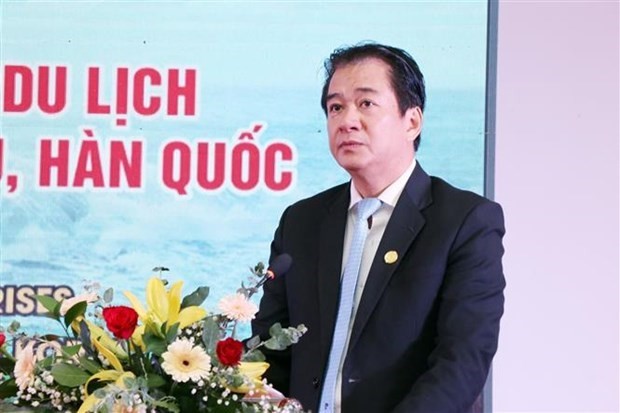  El vicepresidente del Comité Popular de Ninh Thuan Nguyen Long Bien en el evento. (Fotografía: VNA)