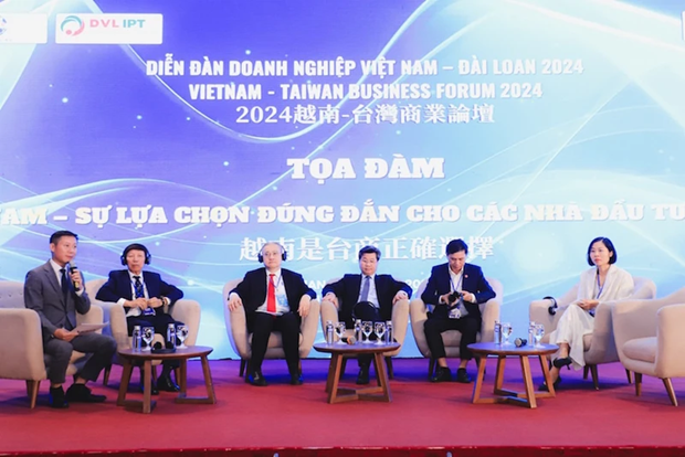 En el foro empresarial Vietnam - Taiwán 2024. (Fotografía: VNA)