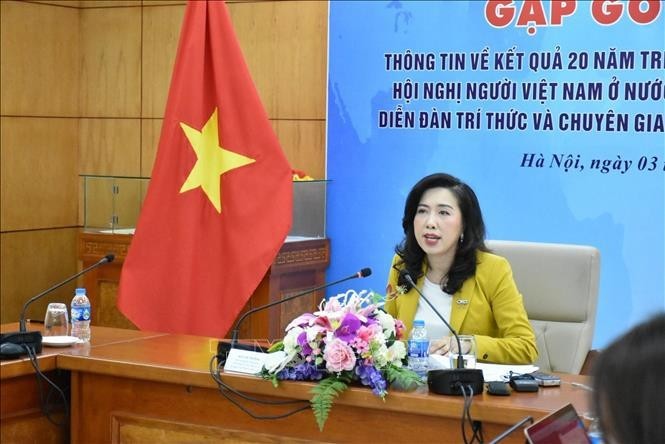 La viceministra de Relaciones Exteriores vietnamita Le Thi Thu Hang. (Fotografía: VNA)