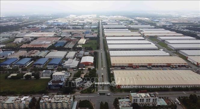 El parque industrial Vietnam - Singapur (VSIP) en la provincia de Binh Duong. (Fotografía: VNA)