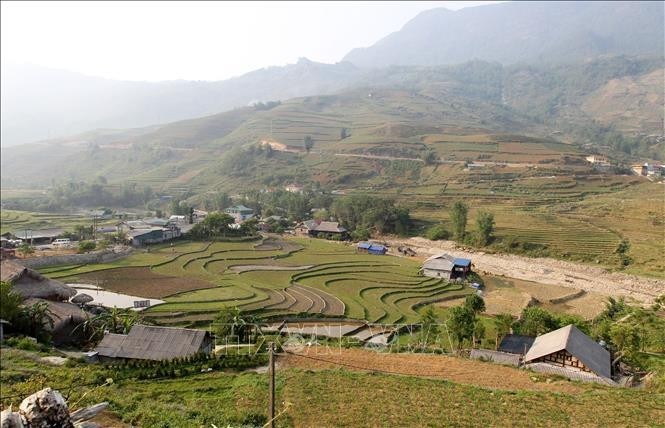 La comuna de Ta Van desarrolla fuertemente el ecoturismo comunitario con los alojamientos familiares. (Fotografía: VNA)