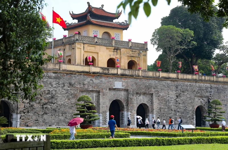 La Ciudadela Imperial de Thang Long, declarada Patrimonio de la Humanidad. (Fotografía: VNA)