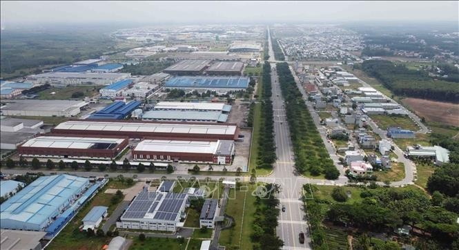 En el parque industrial Vietnam-Singapur en la provincia de Binh Duong. (Fotografía: VNA)