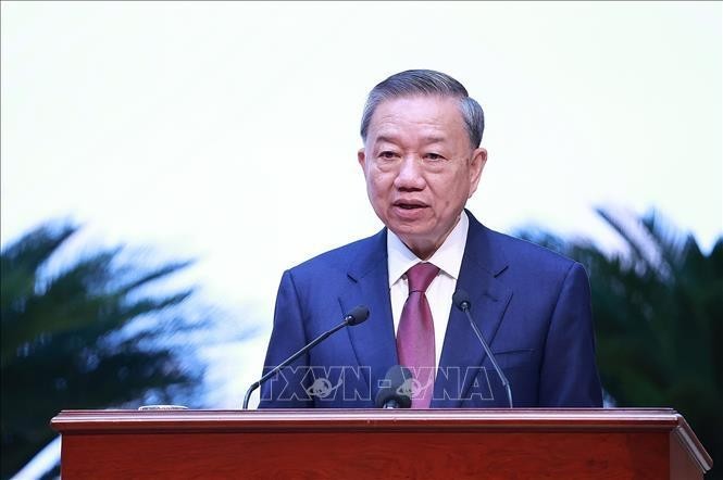 El secretario general del Partido Comunista de Vietnam y presidente del país, To Lam. (Fotografía: VNA)