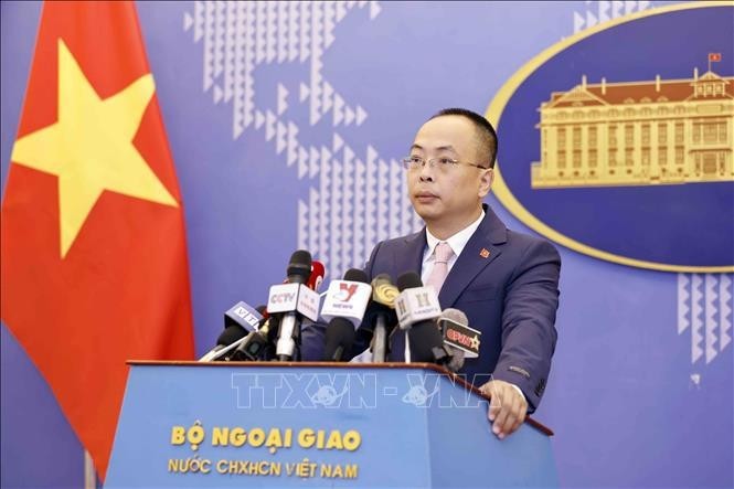 El portavoz adjunto del Ministerio de Relaciones Exteriores de Vietnam, Doan Khac Viet. (Fotografía: VNA)