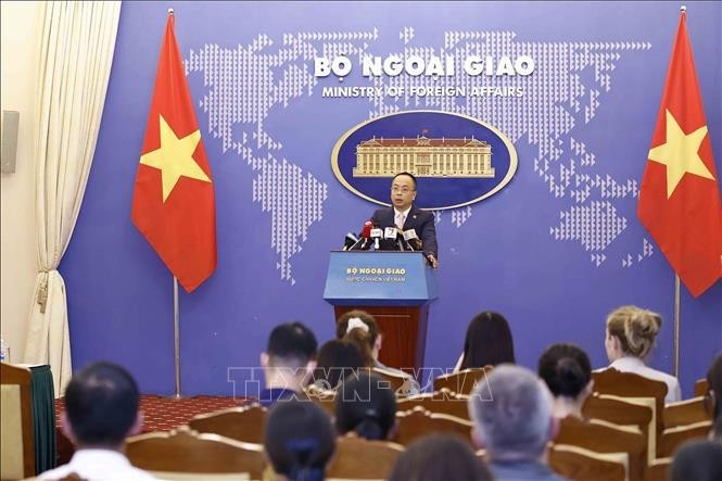 El portavoz adjunto del Ministerio de Relaciones Exteriores de Vietnam, Doan Khac Viet. (Fotografía: VNA)