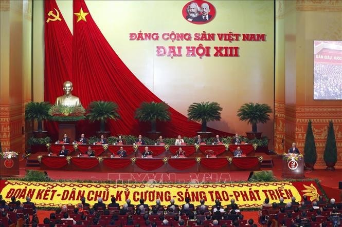 El XIII Congreso Nacional del Partido Comunista de Vietnam se inaugura el 26 de enero de 2021 en Hanói. (Fotografía de archivo de la VNA)