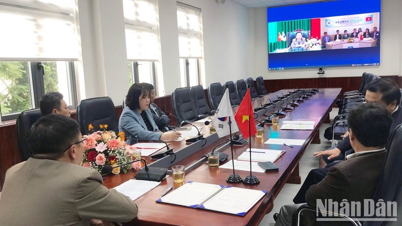 Escena de la ceremonia en Da Lat. (Fotografía: Nhan Dan)