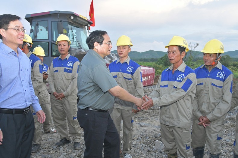 El primer ministro Pham Minh Chinh en la actividad. (Fotografía: Thanh Giang)