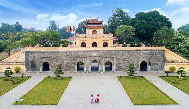 La Ciudadela Imperial de Thang Long figura entre los patrimonios de Hanói que se presentarán en el programa. (Fotografía: Nhan Dan)