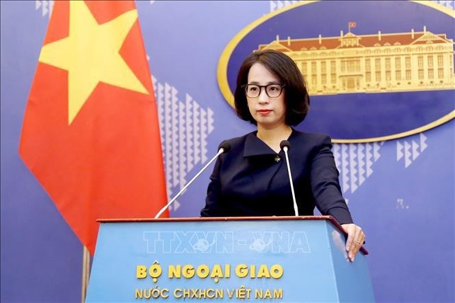 Pham Thu Hang, portavoz del Ministerio de Relaciones Exteriores de Vietnam. (Fotografía: VNA)