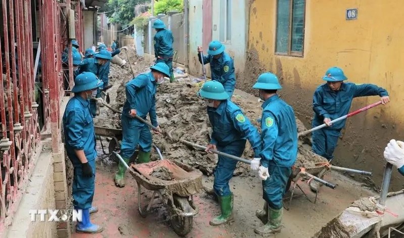 Países y organizaciones internacionales apoyan los esfuerzos de la recuperación de Vietnam tras el tifón Yagi. (Fotografía: VNA)