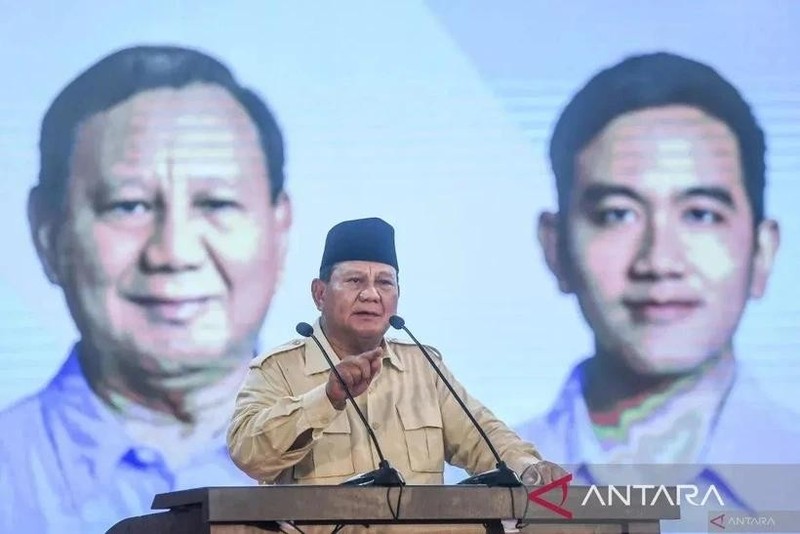 El presidente electo de Indonesia, Prabowo Subianto. (Fotografía: ANTARA)