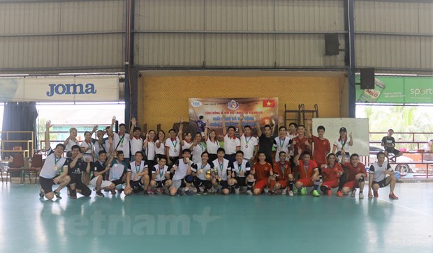 Torneo de fútbol en Malasia une a vietnamitas. (Fotografía: VNA)