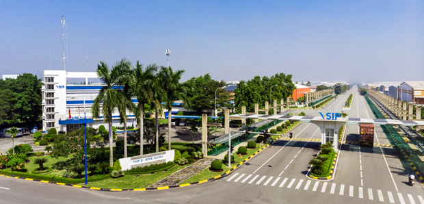 Un panorama del Parque Industrial Vietnam-Singapur (VSIP). (Fotografía: VNA)