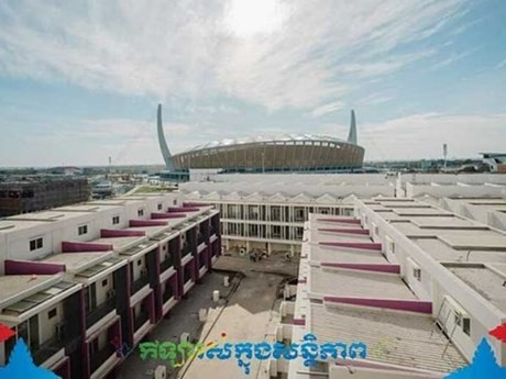 Camboya inaugurará villa deportiva de SEA Games 32 en abril. (Fotografía: AKP)