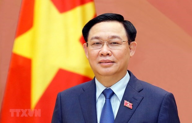 El presidente de la Asamblea Nacional de Vietnam, Vuong Dinh Hue (Fuente: VNA)