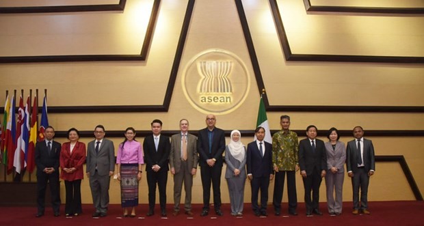Delegados a la tercera reunión del Comité de Cooperación de la Asociación para el Desarrollo ASEAN-Italia. (Fotografía: asean.org)