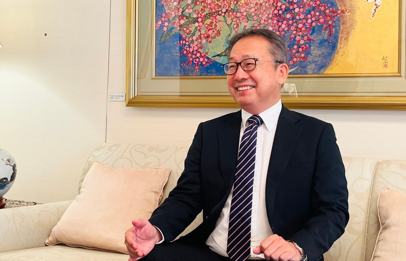 El embajador japonés en Vietnam, Yamada Takio. (Fotografía: VNA)