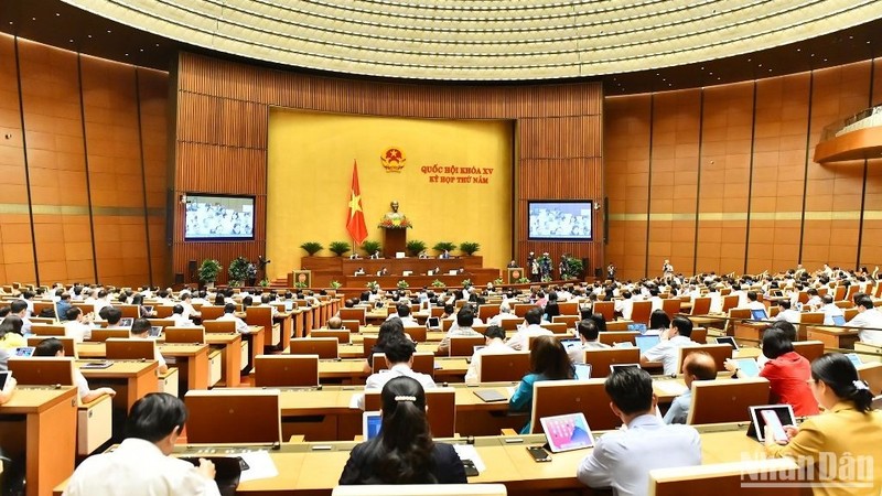 [Foto] Comenzan sesiones de interpelaciones de la Asamblea Nacional de Vietnam