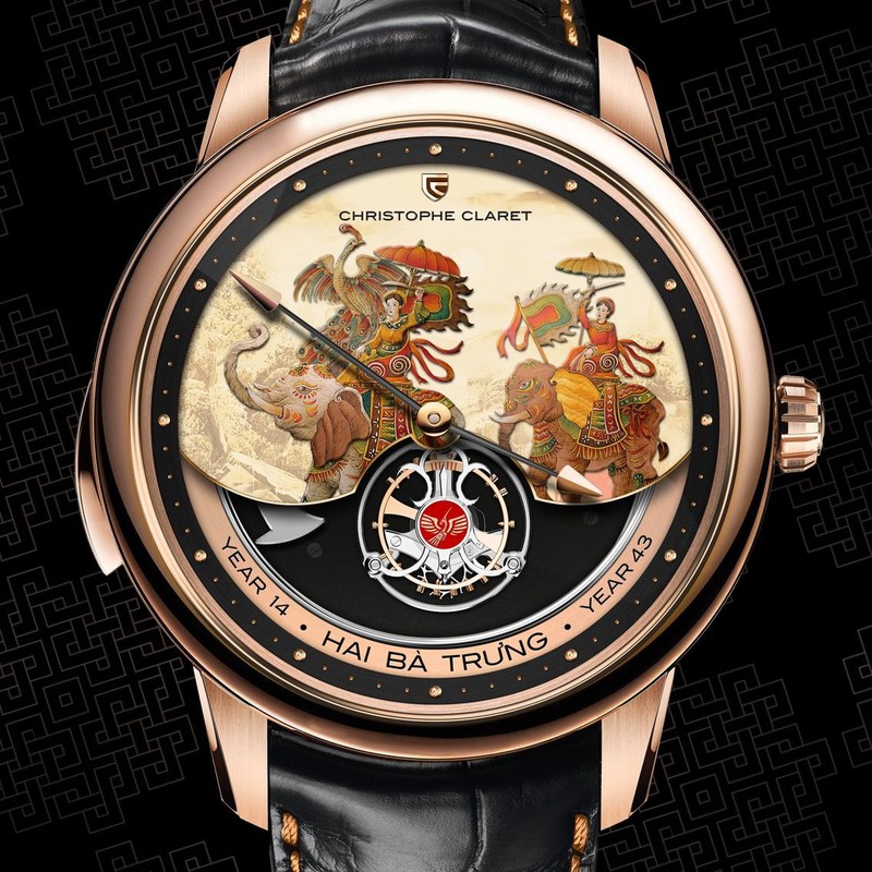 El reloj Christophe Claret Hai Ba Trung (Fotografía: vtc.vn)