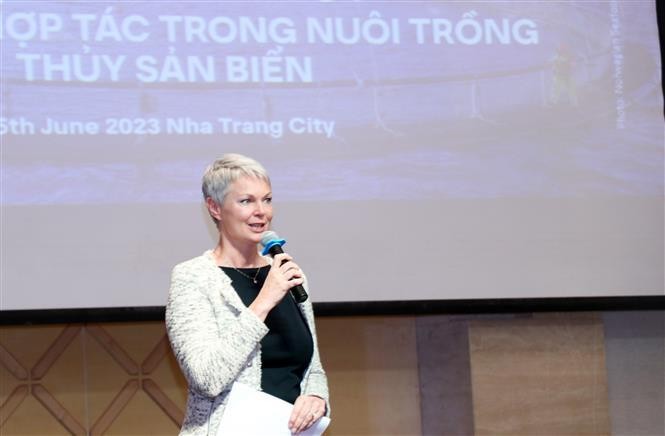 La embajadora de Noruega en Vietnam, Hilde Solbakken. (Fotografía: VNA)