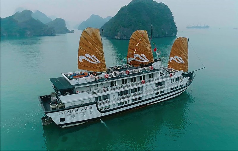 El itinerario de crucero por la Bahía de Ha Long de Paradise Vietnam. (Fotografía: dulichhalong.net)
