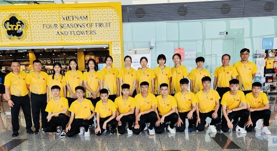 Selección nacional juvenis de tenis de mesa de Vietnam. (Fotografía: hanoimoi.com.vn)