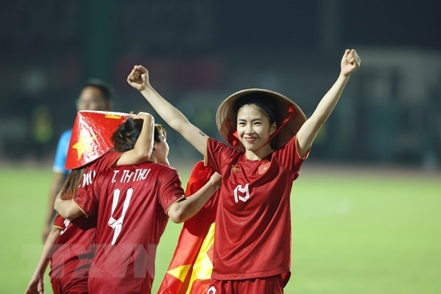 Jugadoras de la selección nacional vietnamita. (Fotografía: VNA)
