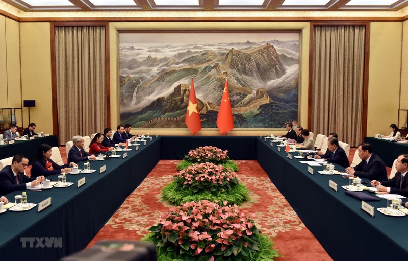 Escena de la reunión. (Fotografía: VNA)