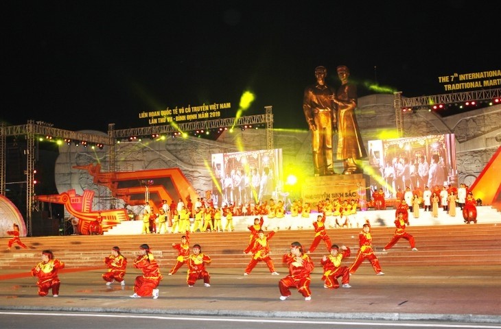 Binh Dinh como la cuna de las artes marciales vietnamitas. (Fotografía: Nhan Dan)