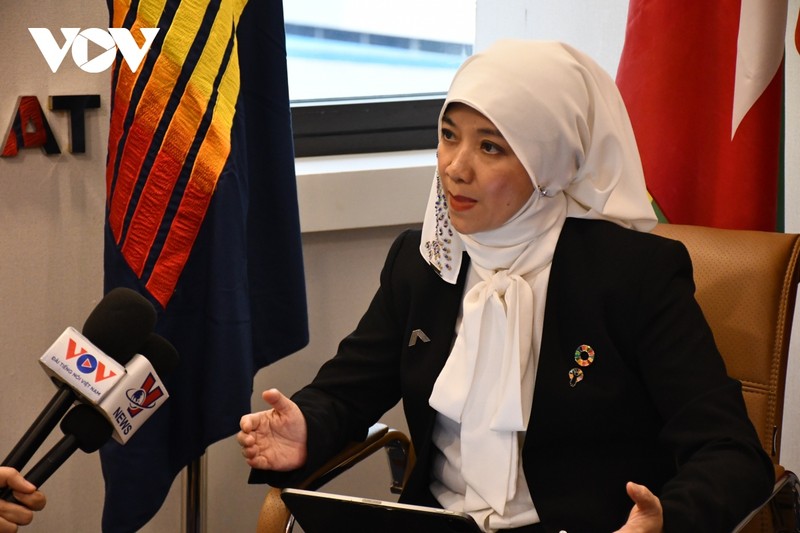 La secretaria general de la AIPA, Siti Rozaimeriyanty Dato Haji Abdul Rahman. (Fotografía: VOV)