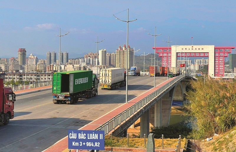 El paso internacional de Mong Cai. (Fotografía: VNA)