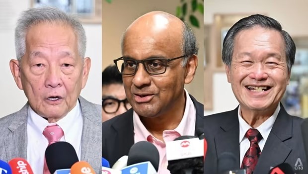 Tres candidatos se postulan a presidencia de Singapur. (Fotografía: channelnewsasia.com)