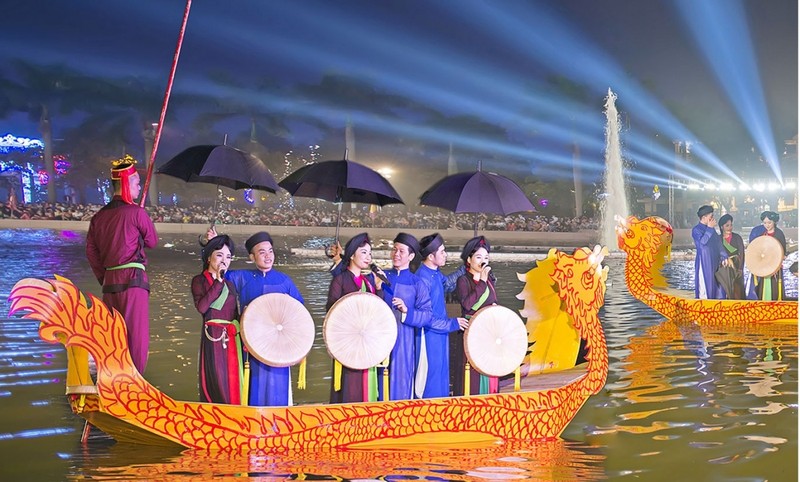 Efectuarán en provincia de Bac Ninh espectáculo de Quan Ho en barco.