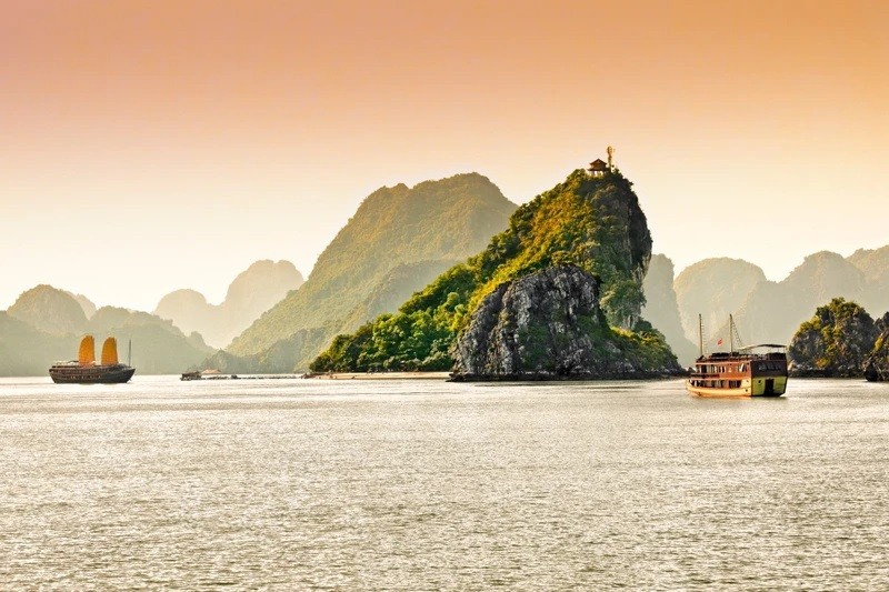 En la bahía de Ha Long. (Fotografía: GettyImage/Condé Nast Traveler)
