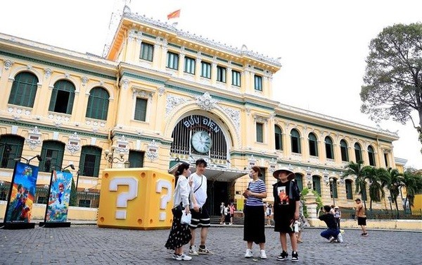 Ciudad Ho Chi Minh por recibir a seis millones de viajeros en 2024. (Fotografía: VNA)